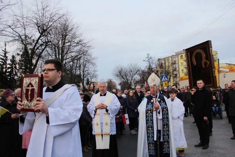 Powitanie ikony MB Częstochowskiej w Sochaczewie-Boryszewie