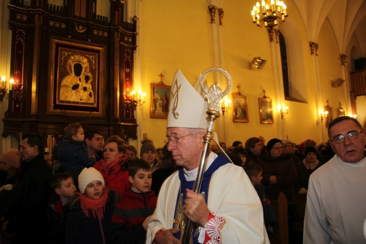 Powitanie ikony MB Częstochowskiej w Kozłowie Biskupim