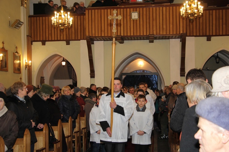 Powitanie ikony MB Częstochowskiej w Kozłowie Biskupim