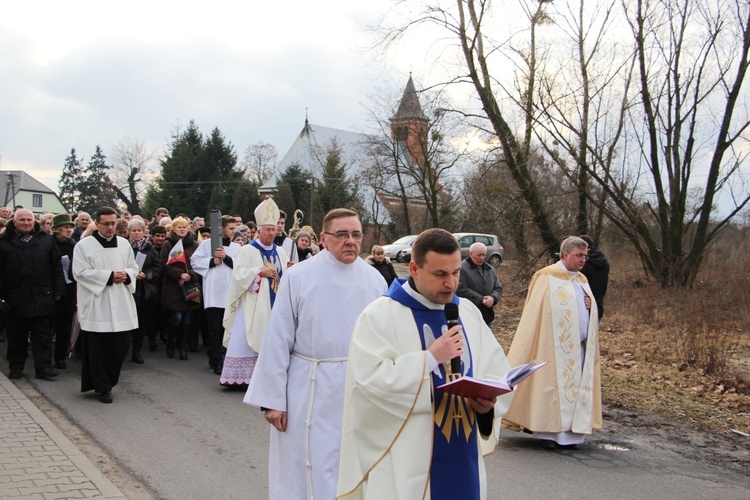 Powitanie ikony MB Częstochowskiej w Kozłowie Biskupim