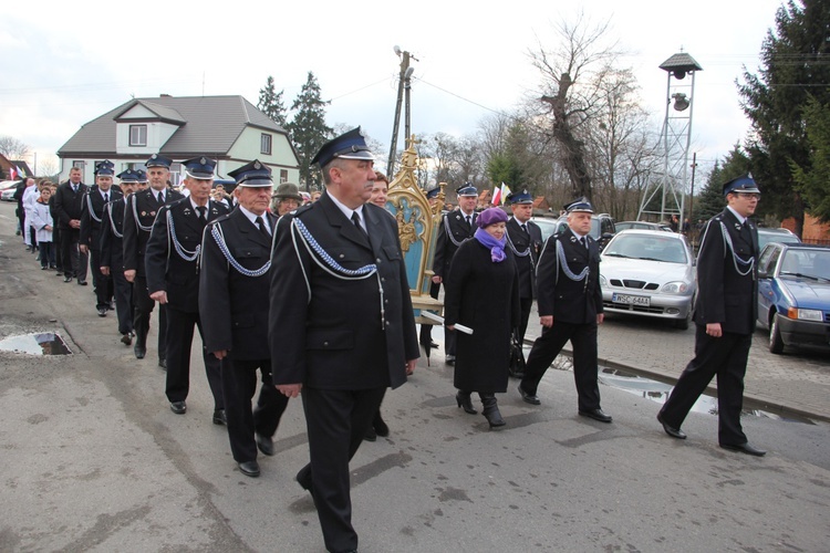 Powitanie ikony MB Częstochowskiej w Kozłowie Biskupim