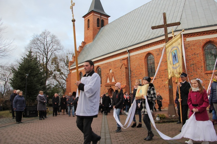 Powitanie ikony MB Częstochowskiej w Kozłowie Biskupim