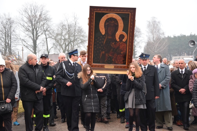 Powitanie ikony MB Częstochowskiej w Kurdwanowie