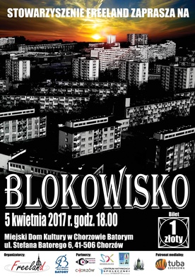 Spektakl "Blokowisko", Chorzów, 5 kwietnia