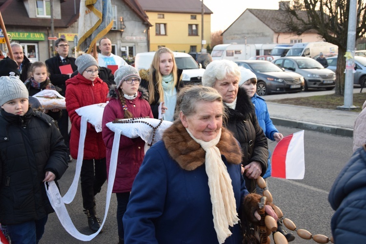 Powitanie ikony MB Częstochowskiej w Bolimowie