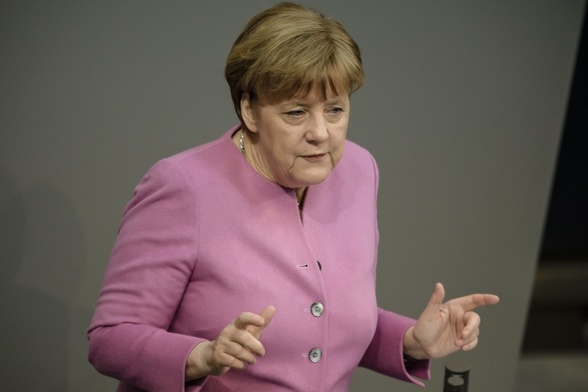 Merkel o reelekcji Tuska