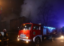 Pożar w gorzyckiej fabryce 