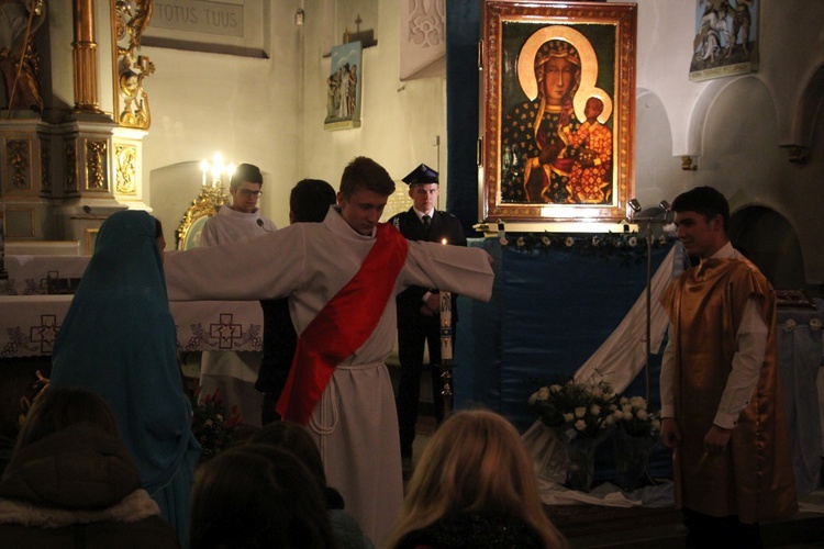 Powitanie ikony MB Częstochowskiej w Kozłowie Szlacheckim