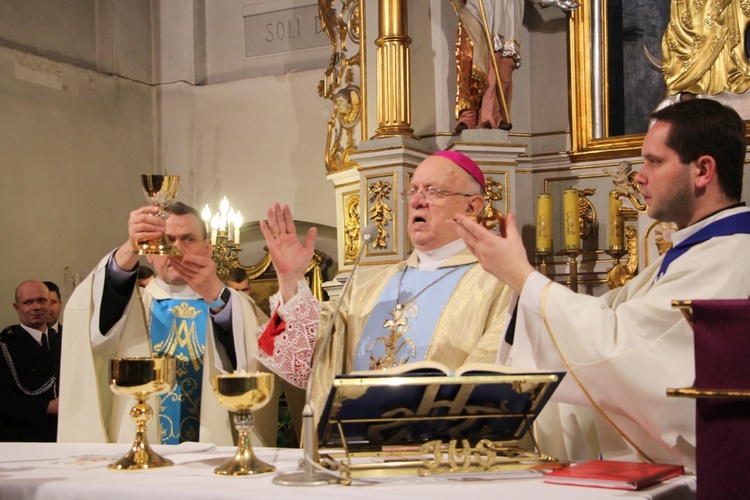 Powitanie ikony MB Częstochowskiej w Kozłowie Szlacheckim