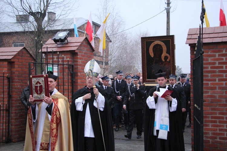 Powitanie ikony MB Częstochowskiej w Kozłowie Szlacheckim