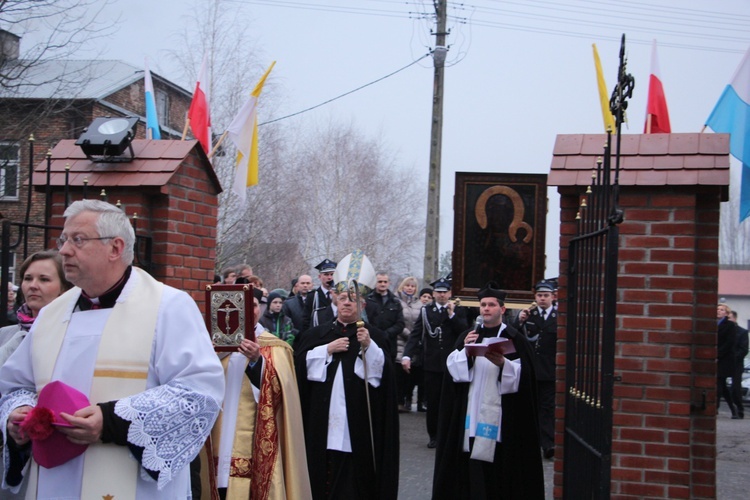 Powitanie ikony MB Częstochowskiej w Kozłowie Szlacheckim