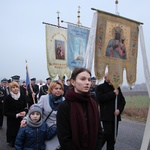 Powitanie ikony MB Częstochowskiej w Kozłowie Szlacheckim