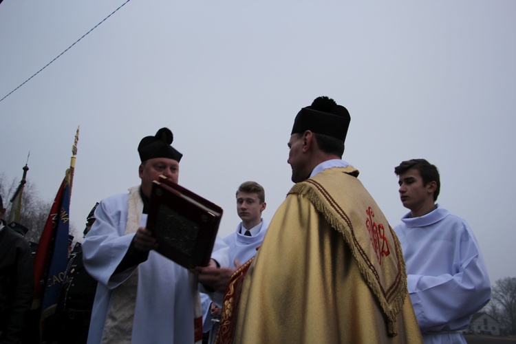 Powitanie ikony MB Częstochowskiej w Kozłowie Szlacheckim