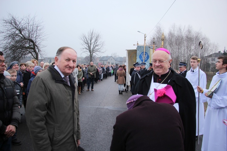 Powitanie ikony MB Częstochowskiej w Kozłowie Szlacheckim