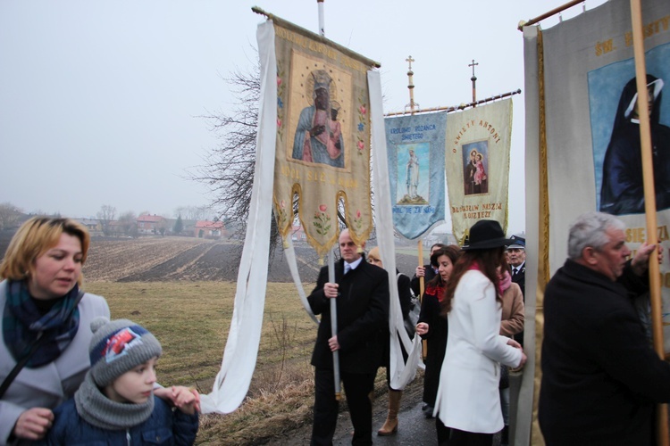 Powitanie ikony MB Częstochowskiej w Kozłowie Szlacheckim