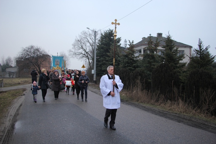 Powitanie ikony MB Częstochowskiej w Kozłowie Szlacheckim