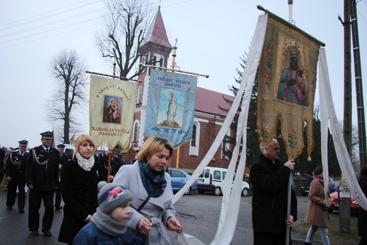 Powitanie ikony MB Częstochowskiej w Kozłowie Szlacheckim