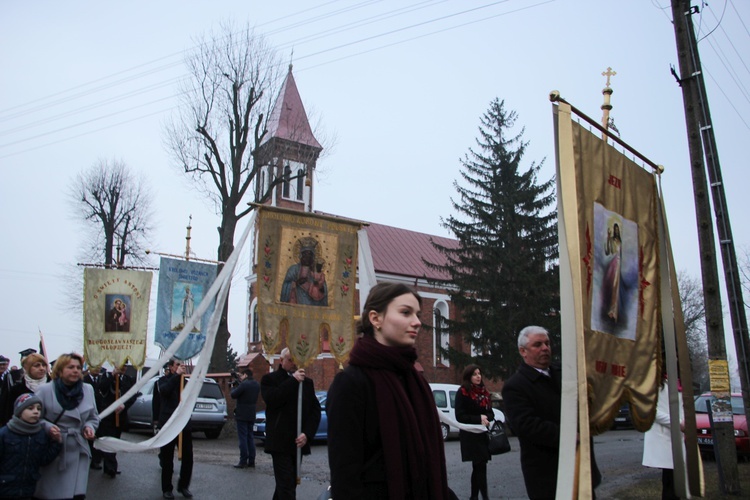 Powitanie ikony MB Częstochowskiej w Kozłowie Szlacheckim