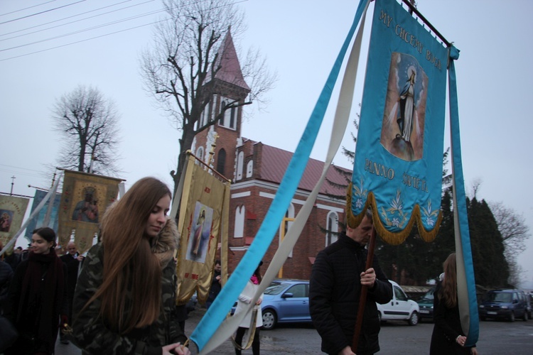 Powitanie ikony MB Częstochowskiej w Kozłowie Szlacheckim