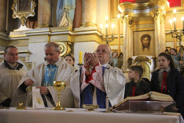 Powitanie ikony MB Częstochowskiej w Rybnie