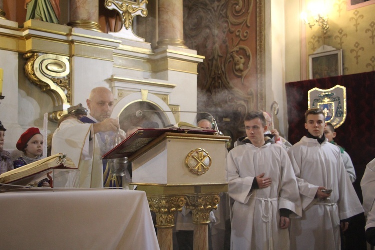 Powitanie ikony MB Częstochowskiej w Rybnie