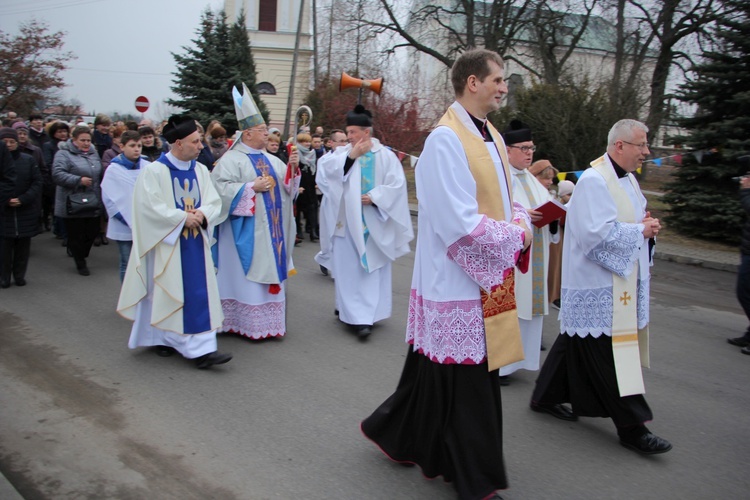 Powitanie ikony MB Częstochowskiej w Rybnie