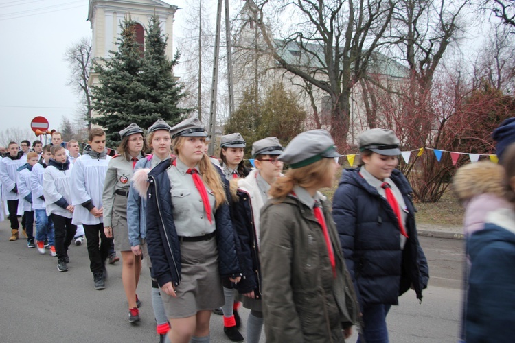 Powitanie ikony MB Częstochowskiej w Rybnie