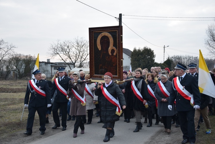 Powitanie ikony MB Częstochowskiej w Giżycach