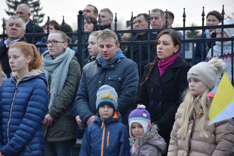 Powitanie ikony MB Częstochowskiej w Giżycach