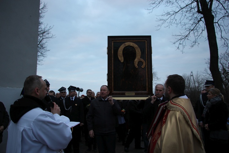 Powitanie ikony MB Częstochowskiej w Mikołajewie