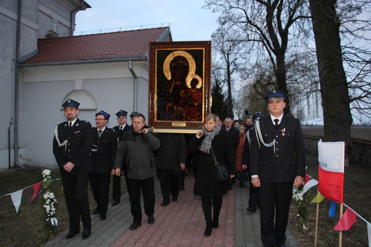 Powitanie ikony MB Częstochowskiej w Mikołajewie