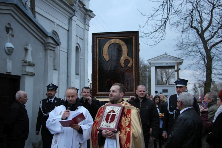 Powitanie ikony MB Częstochowskiej w Mikołajewie