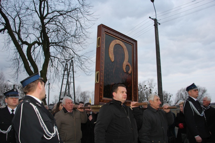 Powitanie ikony MB Częstochowskiej w Mikołajewie