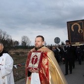 Powitanie ikony MB Częstochowskiej w Mikołajewie