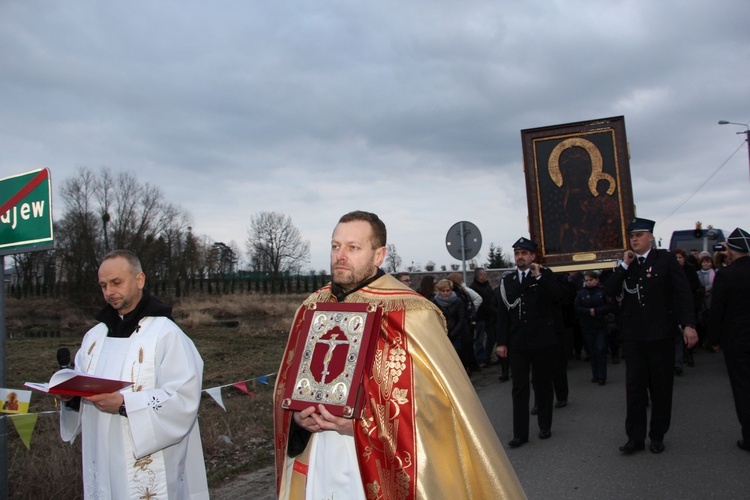 Powitanie ikony MB Częstochowskiej w Mikołajewie