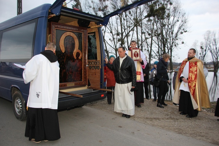 Powitanie ikony MB Częstochowskiej w Mikołajewie