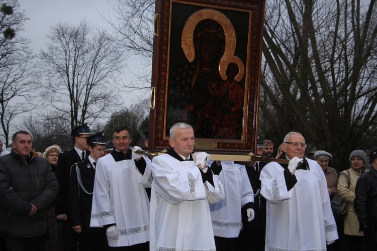 Powitanie ikony MB Częstochowskiej w Pilawicach