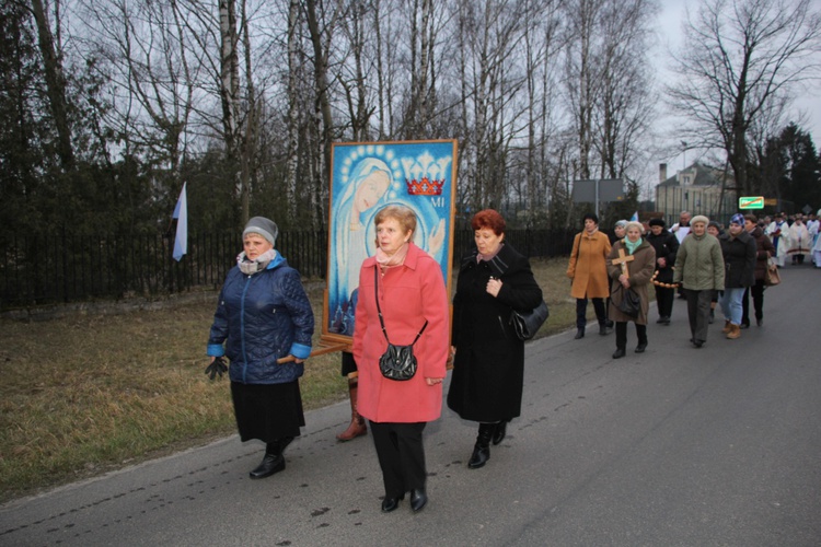 Powitanie ikony MB Częstochowskiej w Pilawicach