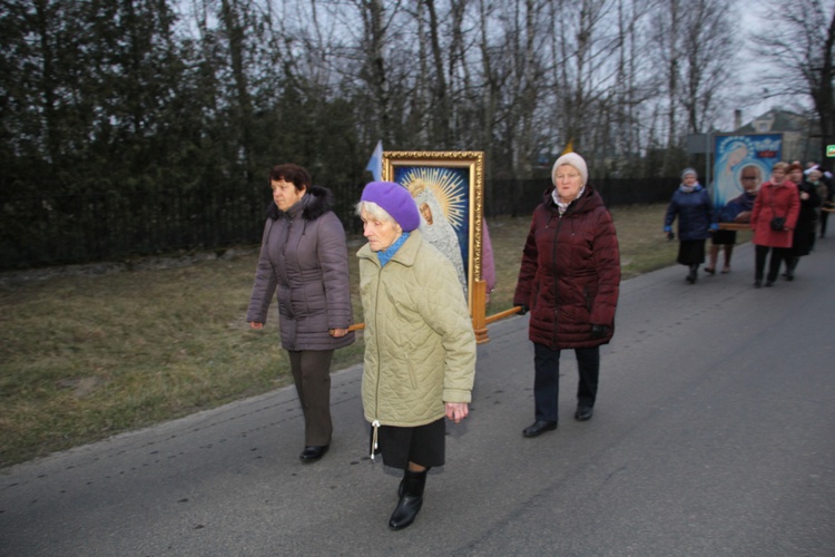 Powitanie ikony MB Częstochowskiej w Pilawicach