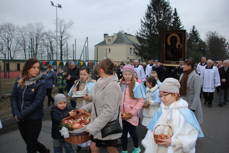 Powitanie ikony MB Częstochowskiej w Pilawicach