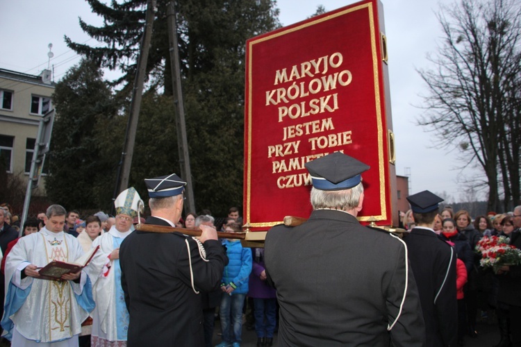 Powitanie ikony MB Częstochowskiej w Pilawicach