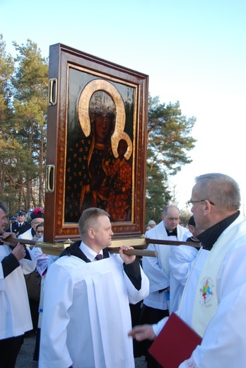 Powitanie ikony MB Czestochowskiej w Kamionie Sochaczewskim