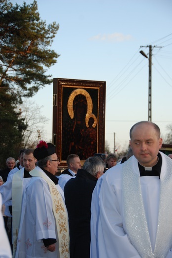 Powitanie ikony MB Czestochowskiej w Kamionie Sochaczewskim