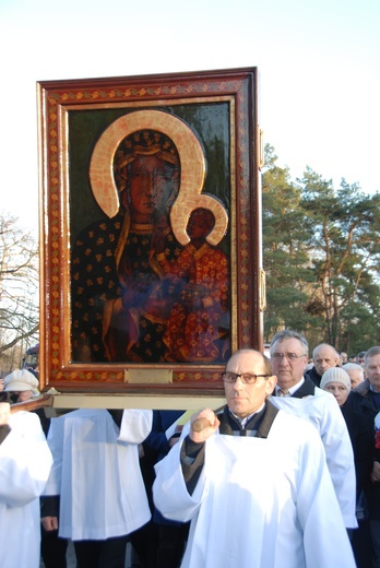 Powitanie ikony MB Czestochowskiej w Kamionie Sochaczewskim