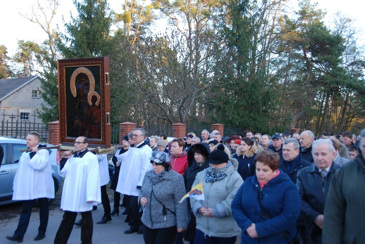 Powitanie ikony MB Czestochowskiej w Kamionie Sochaczewskim