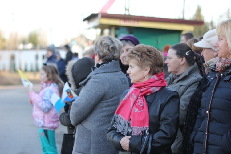 Powitanie ikony MB Czestochowskiej w Kamionie Sochaczewskim