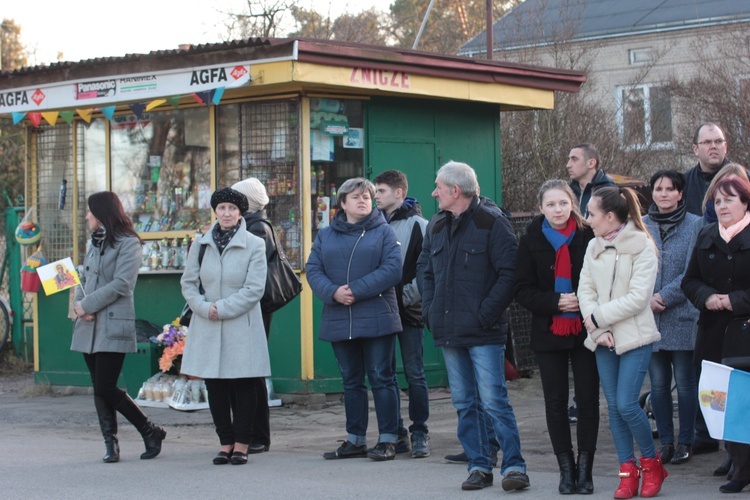 Powitanie ikony MB Czestochowskiej w Kamionie Sochaczewskim