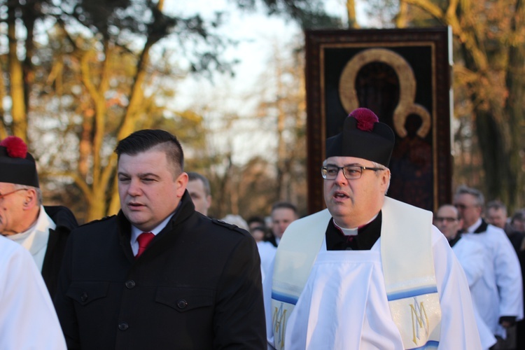 Powitanie ikony MB Czestochowskiej w Kamionie Sochaczewskim