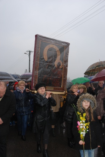 Powitanie ikony MB Częstochowskiej w Kątach