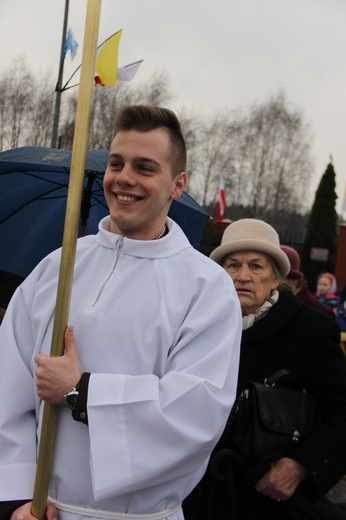 Powitanie ikony MB Częstochowskiej w parafii św. Brata Alberta w Sochaczewie